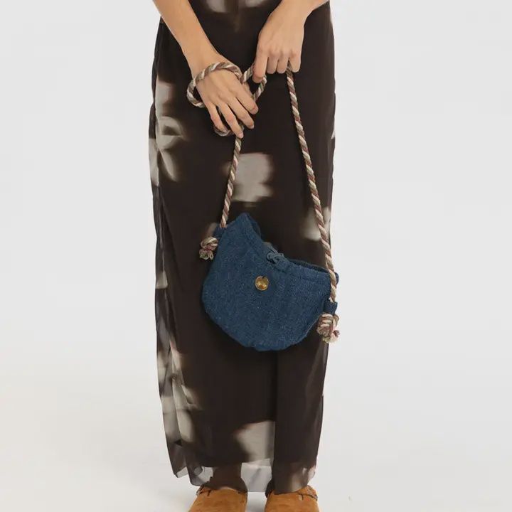 Half Moon Shoulder Bag Índigo