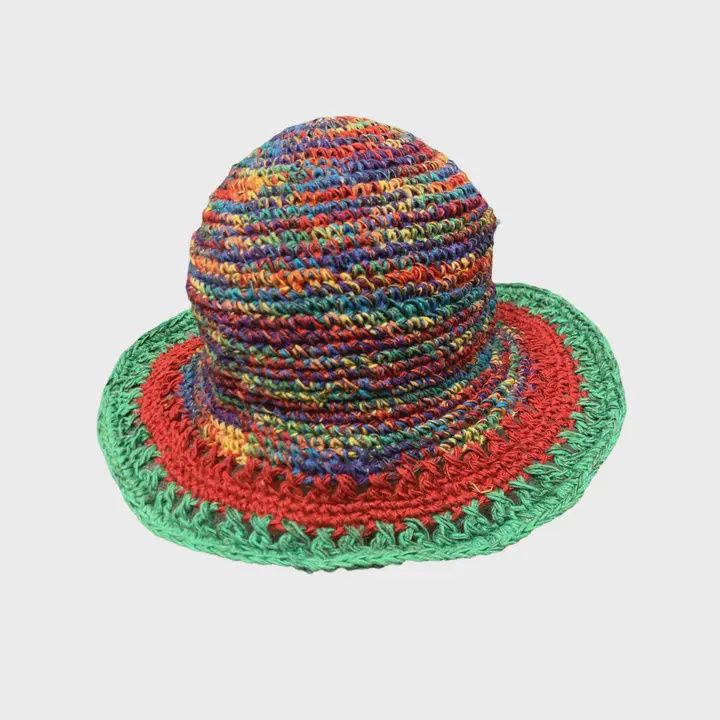 Hemp Cotton Multicolor Hat