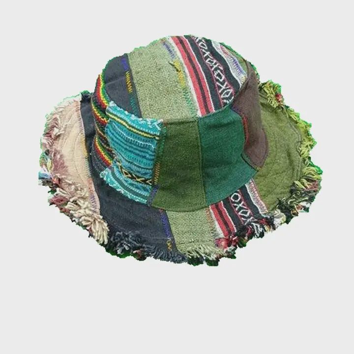 Cotton &amp; Hemp Multi Color Sun Hat