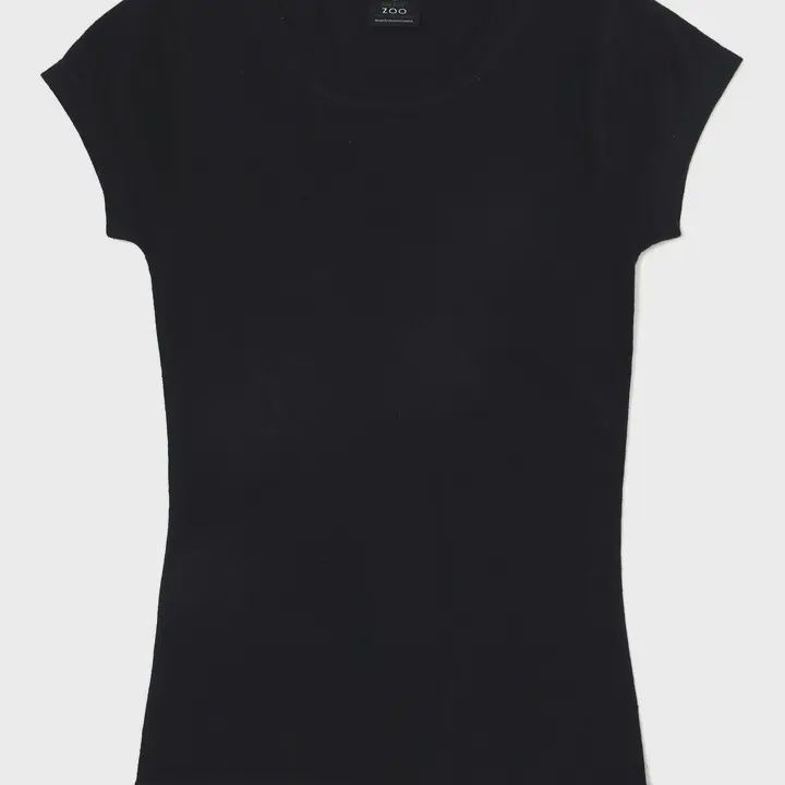Womens Hemp Tshirt-Black