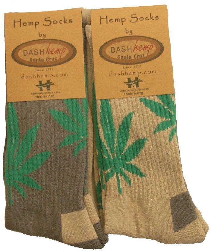 Hemp Leaf Hiker Sock