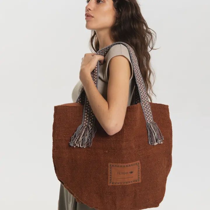 Maxi Bag 100% Hemp Rust