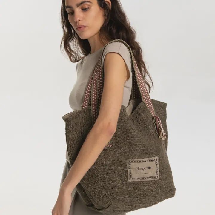 Maxi Shopper Bag Khaki