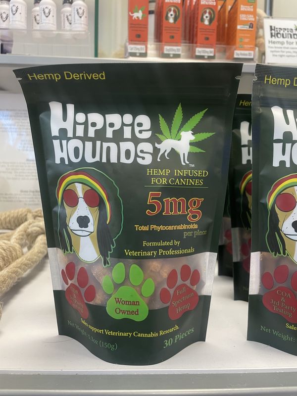 Hippie Hounds 5mg Dog treats 30 count