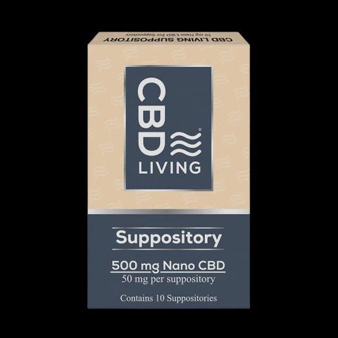 CBD Living 50mg Suppository 10 Count