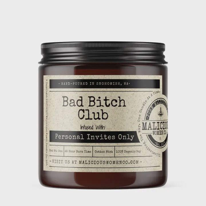 Bad Bitch Club Candle