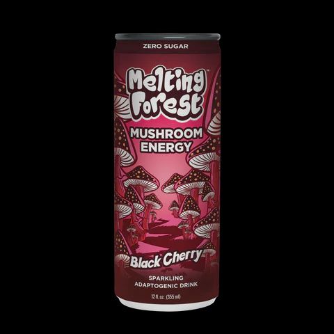 Melting Forest Mushroom Energy Black Cherry