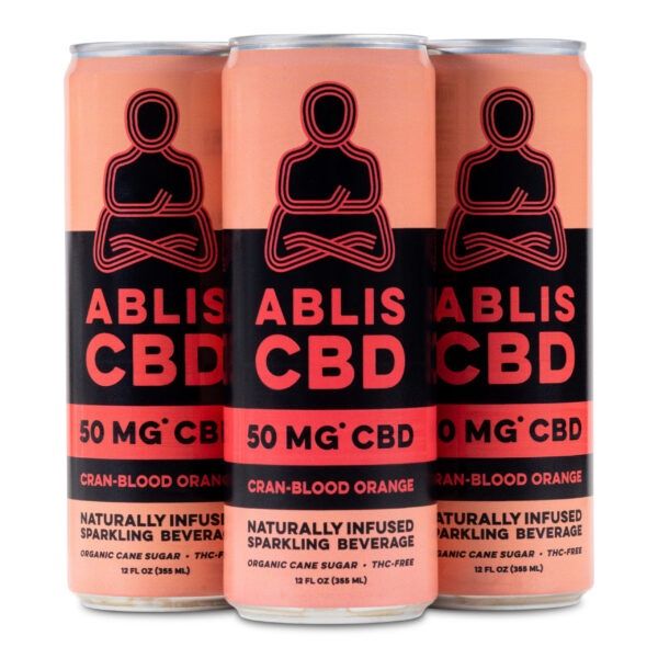 Ablis Cran-Blood Orange Sparkling Can 50MG CBD