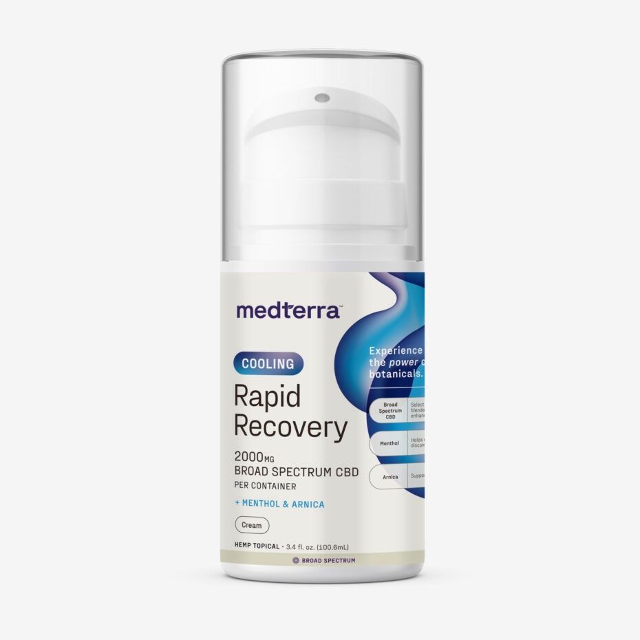 Medterra 2000mg Rapid Recovery Cream