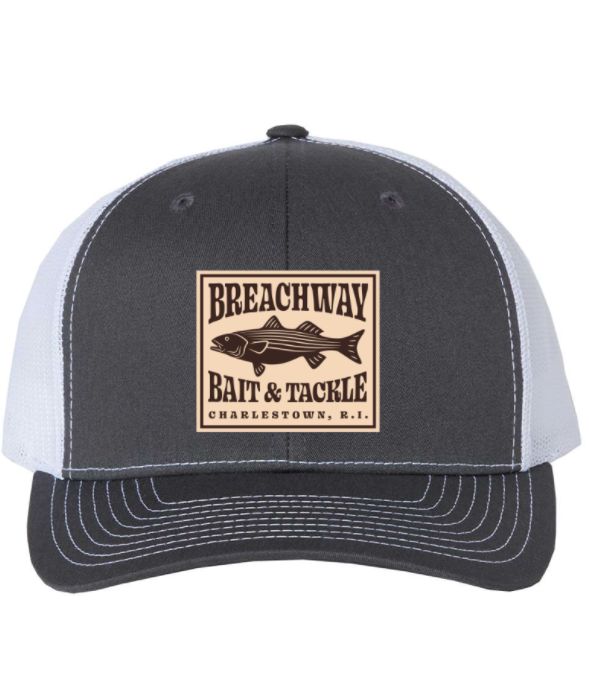 BB&amp;T Hats, Color: Gray/White Leather Patch