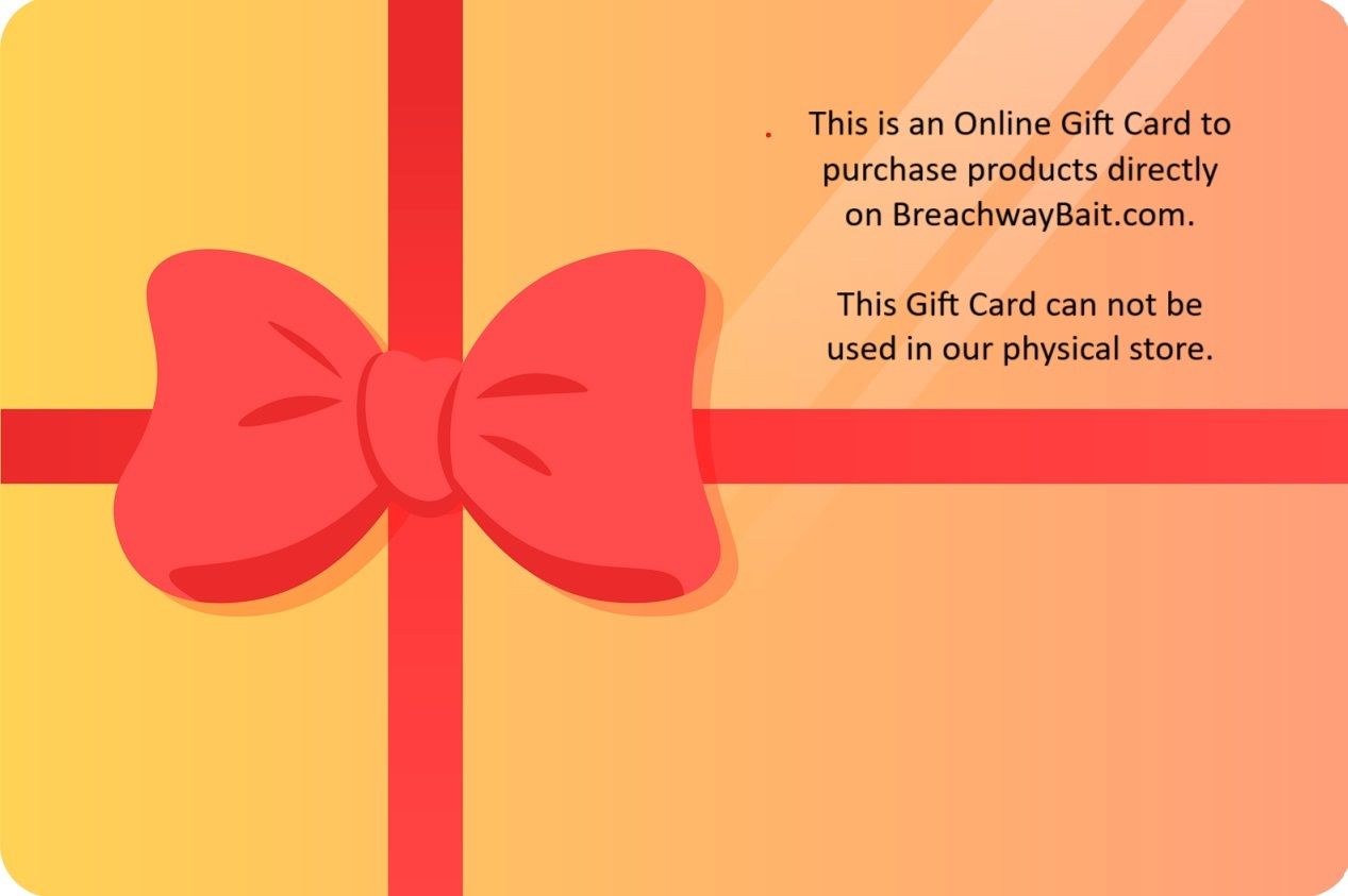 Online Only Gift card