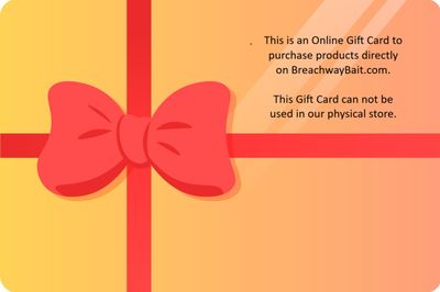 Online Only Gift card