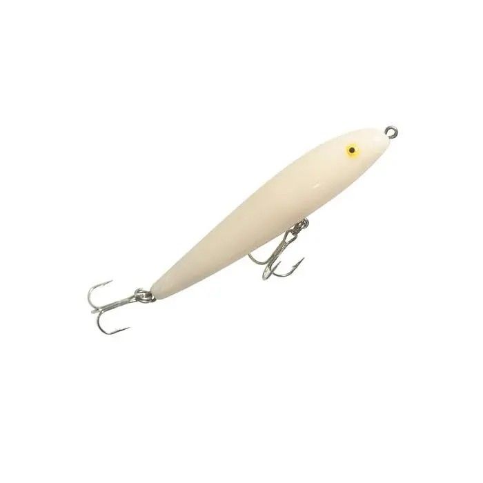 REBEL  JUMPIN' MINNOW, Color: Bone, Size: 4 .5"