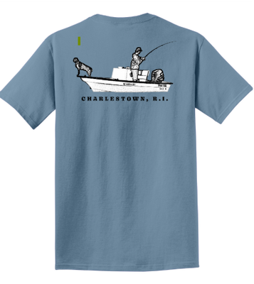 Bait Jogger Blue Beach Wash T-shirt "w/Bre"