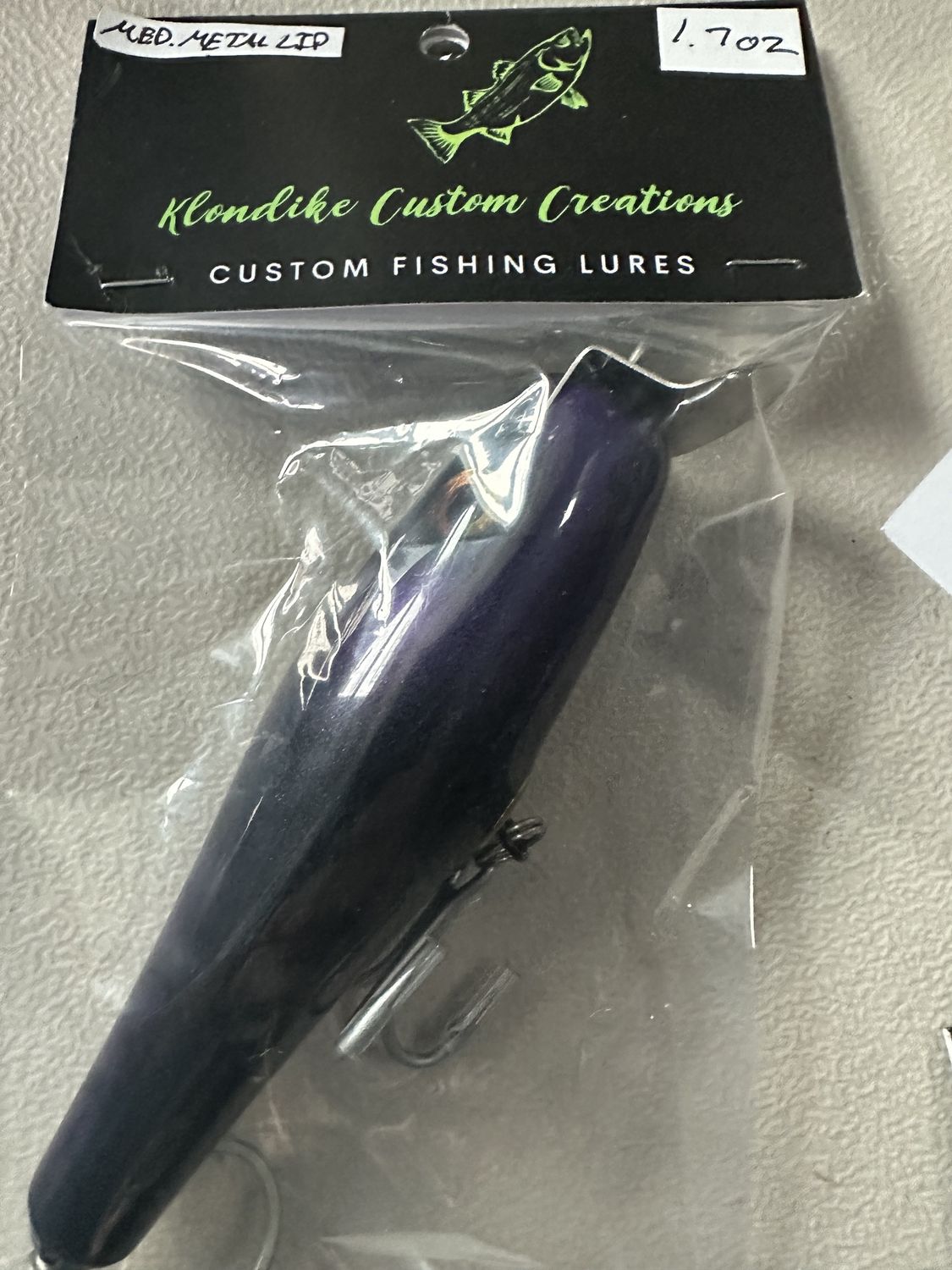 Klondike Single Piece Metal Lips, Color: Blurple