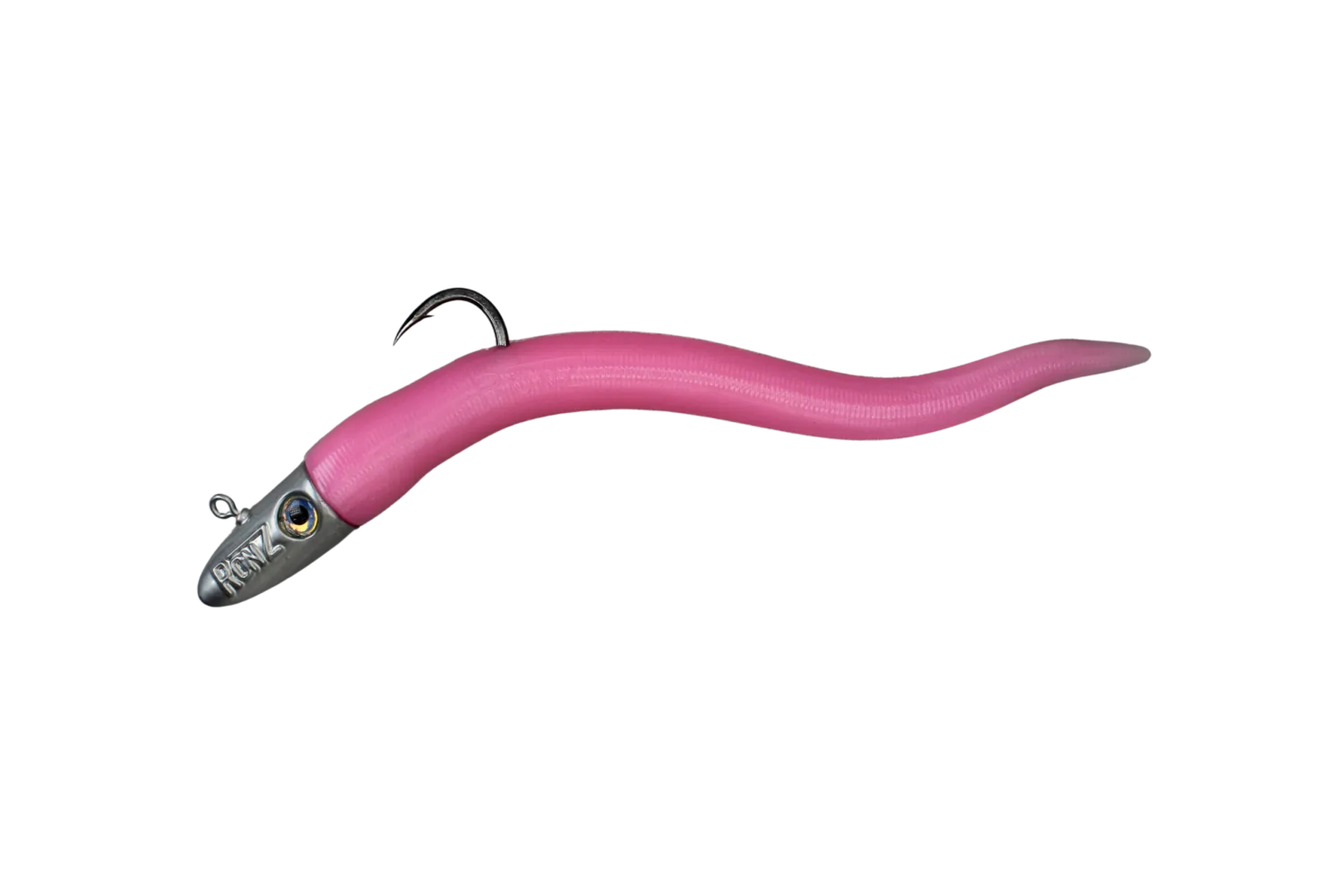 RonZ Big Game HD Series Rigged Swing Hook, Color: Pink, Size: 5 oz