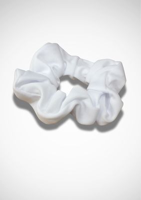 Hair WHT Scrunchie (8213)