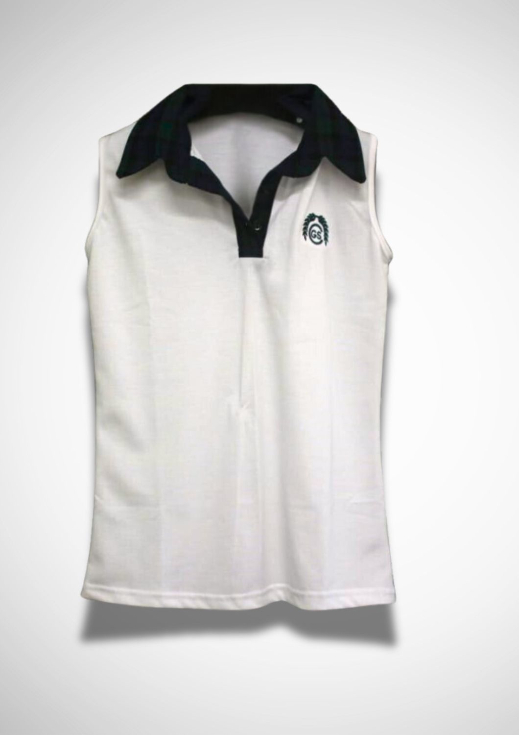 Tartan Collared Shirt, Colour: WHT, Size: 2XL