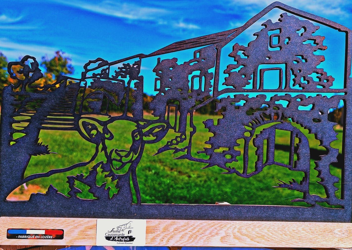 Ferme Caussenarde en bois à poser ou à suspendre Ferme Caussenarde en bois à poser ou à suspendre