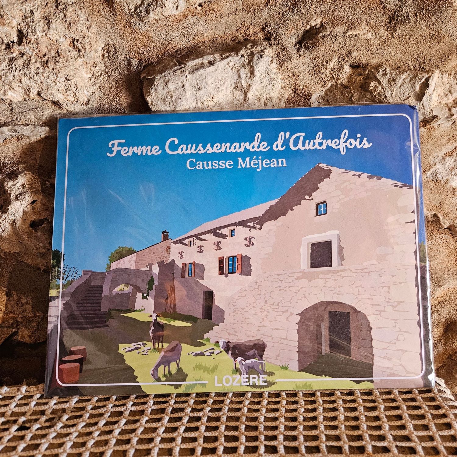 Poster pixel Ferme Caussenarde (paysage)