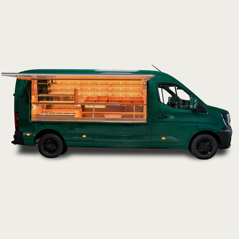 BACK-MASTER 320 Renault Master moosgrün BACK-MASTER 320 Renault Master moosgrün