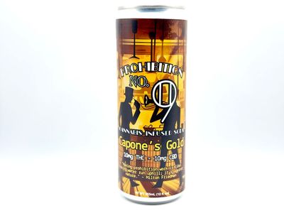 Delta 9 THC - Beverage - Prohibition 9 Capone&#39;s Gold