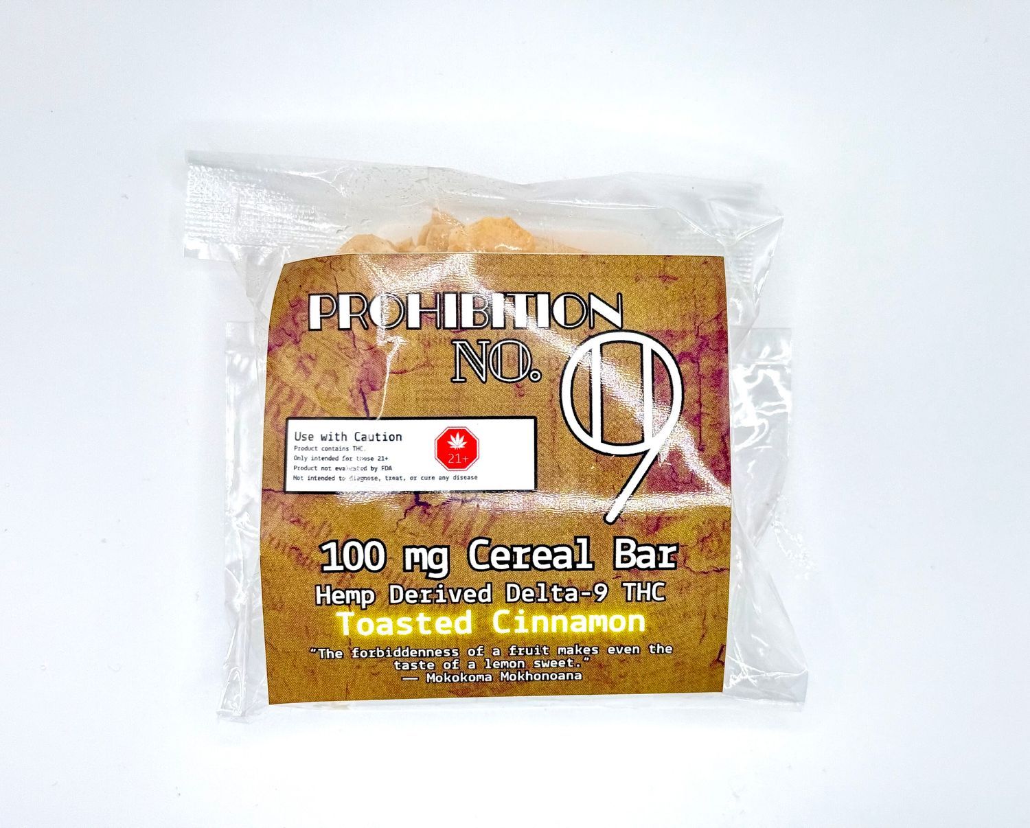Delta 9 THC - Cereal Barz - Toasted Cinnamon 100mg