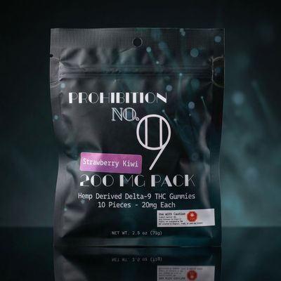 Delta 9 THC - Gummies - Strawberry Kiwi 200mg