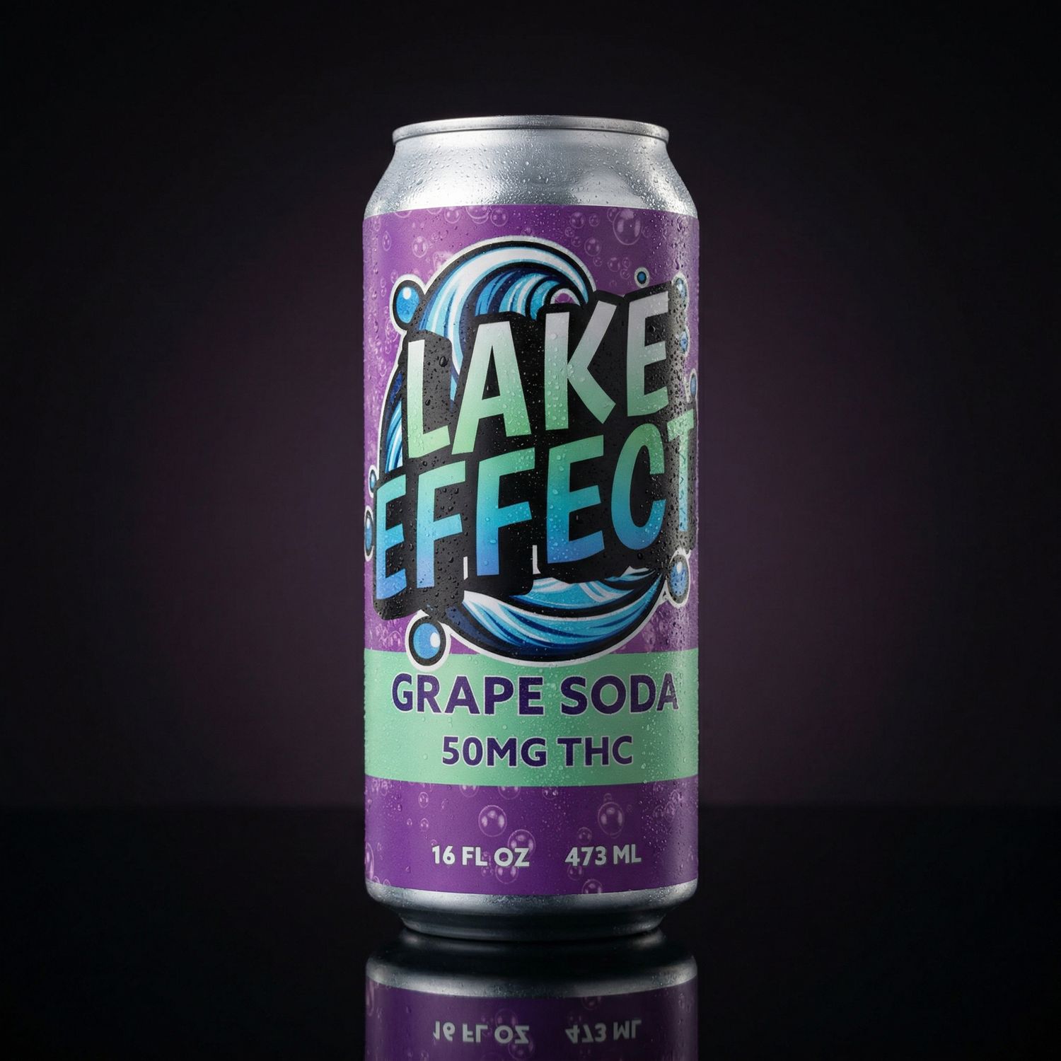 Delta 9 THC - Beverage - Lake Effect - Grape 50mg