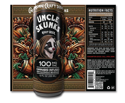 Delta 9 THC - Beverage - Uncle Skunk - Root Beer 100mg