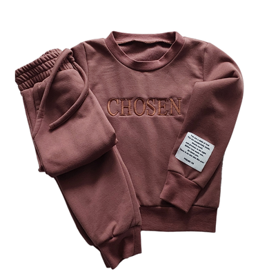 Cognac Brown: Affirmation Tracksuit set
