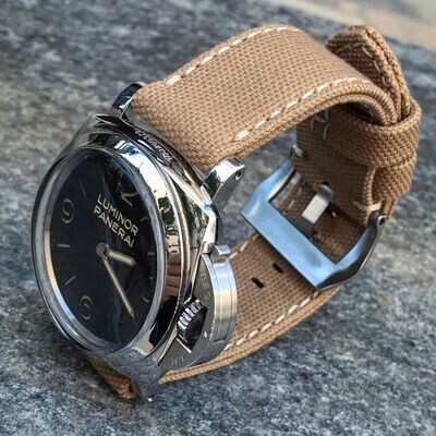 Sand Rolled Canvas Strap
