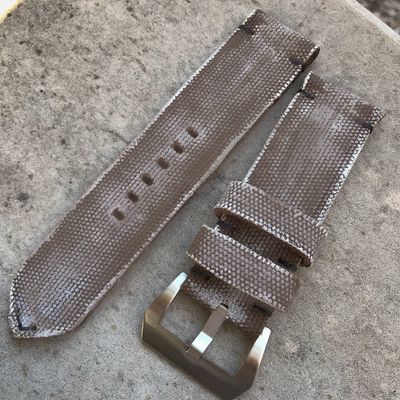 Brown Distressed Canvas Strap