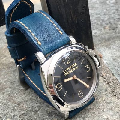 Blue Horween Cowhide Strap
