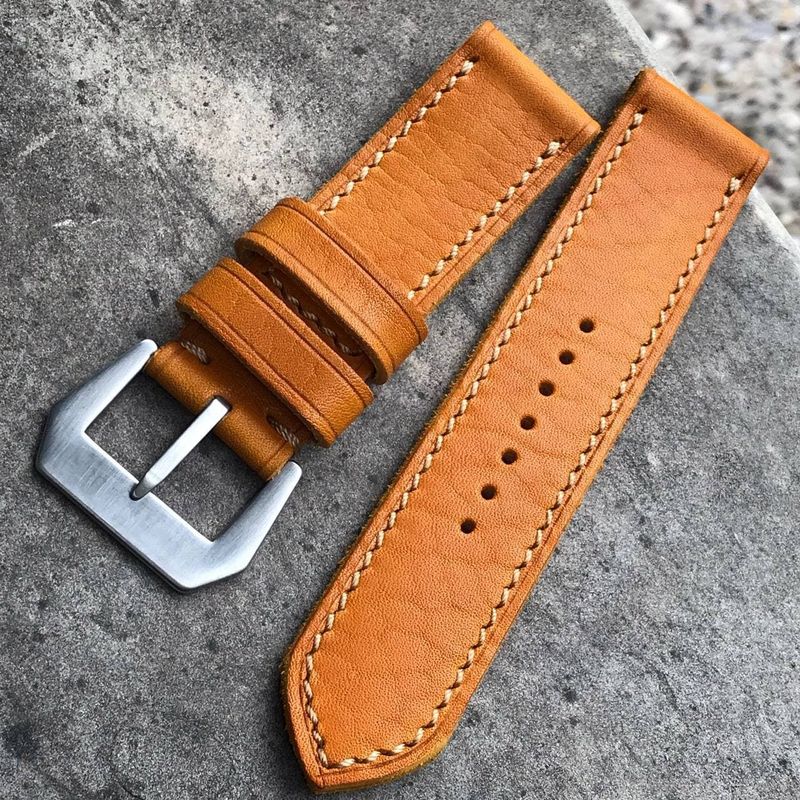 Yellow Horween Cowhide Strap