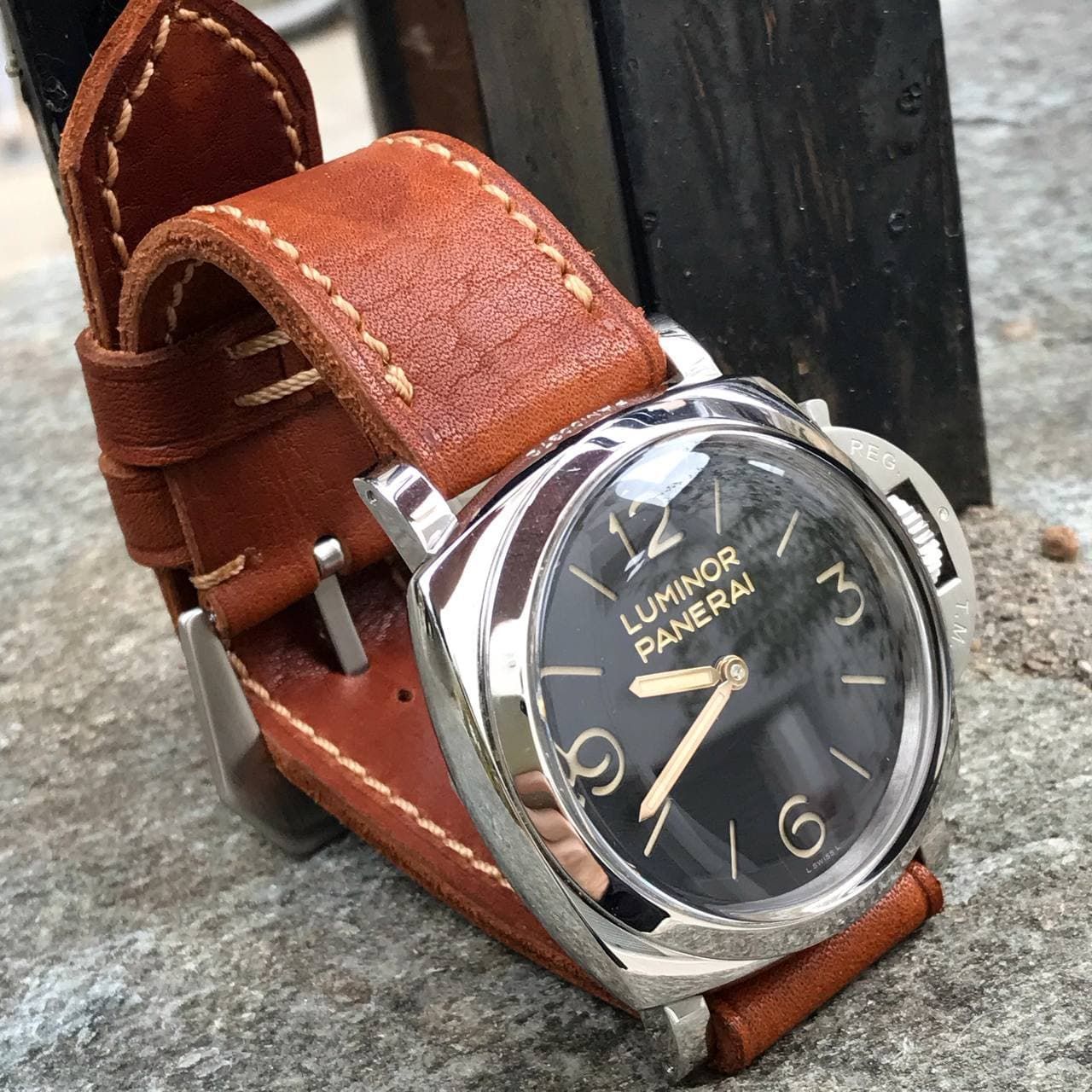Sienna Brown Horween Cowhide Strap