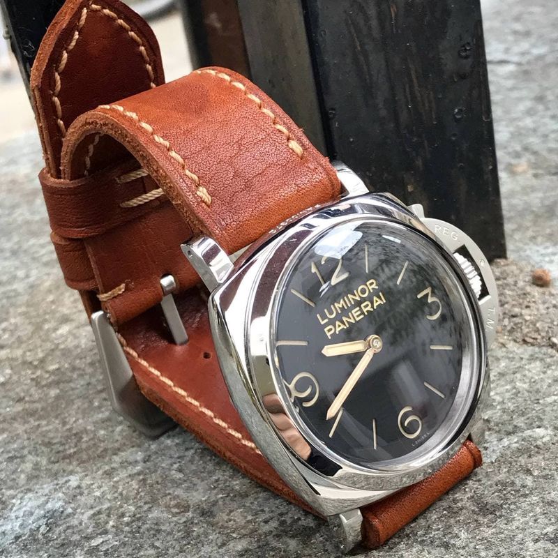 Sienna Brown Horween Cowhide Strap