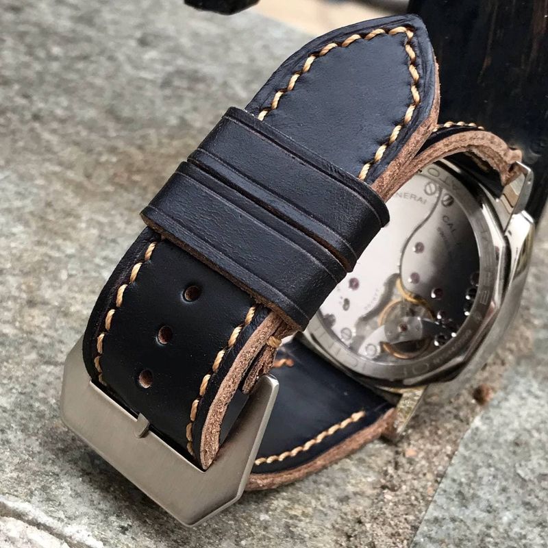 Black Horween Cowhide Strap