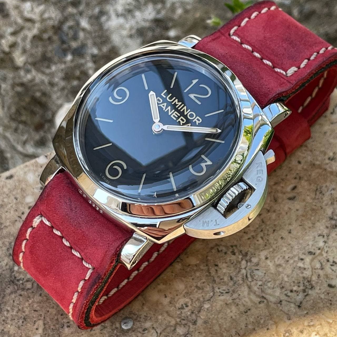 Buttero Red Soft Leather Strap