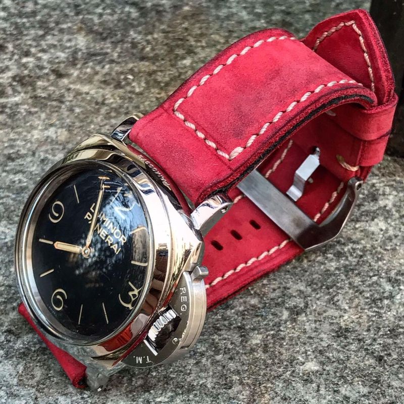 Buttero Red Soft Leather Strap