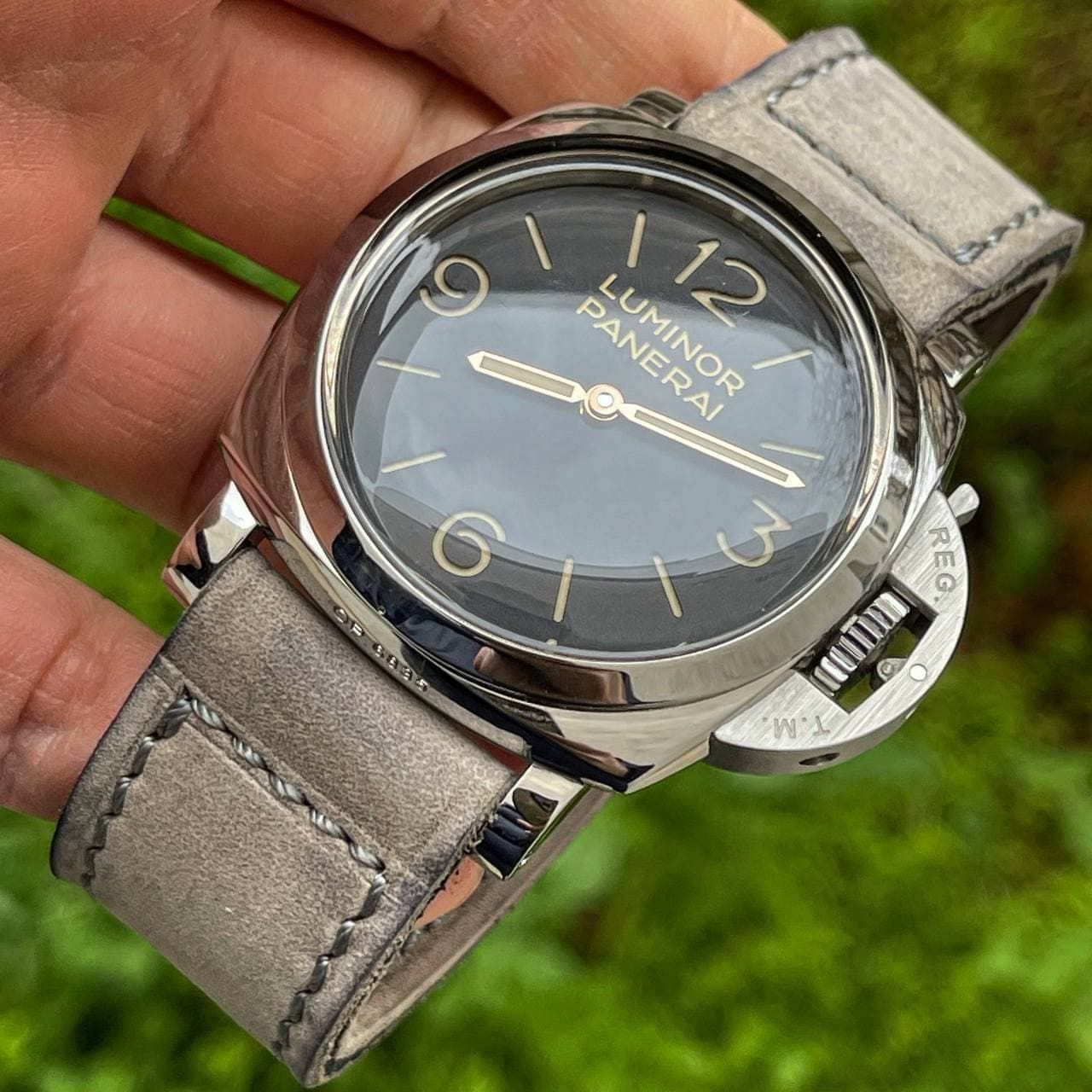 Buttero Gray Soft Leather Strap