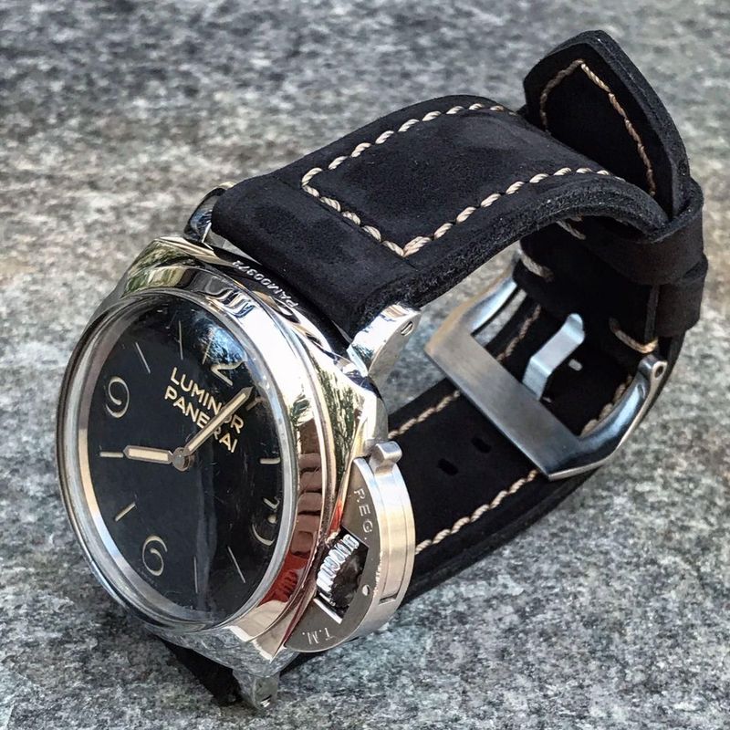 Buttero Black Soft Leather Strap