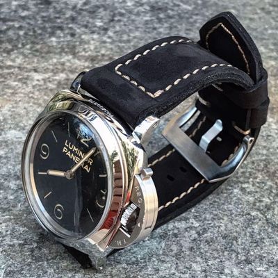 Buttero Black Soft Leather Strap