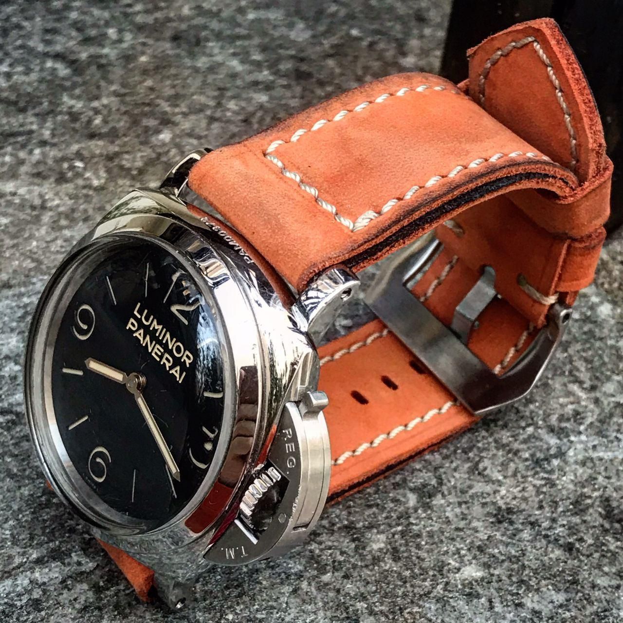 Buttero Orange Soft Leather Strap