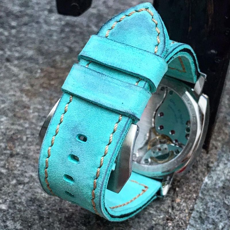 Buttero Turquoise Soft Leather Strap
