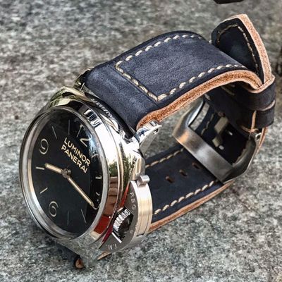 Buttero Space Blue Soft Leather Strap