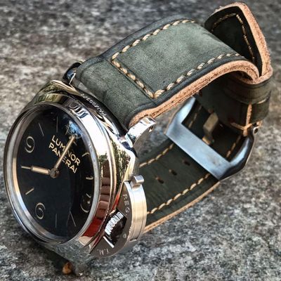 Buttero Green Soft Leather Strap