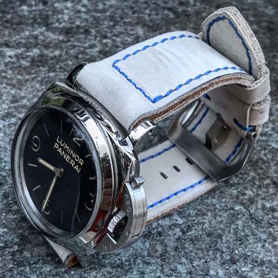 Buttero White Soft Leather Strap