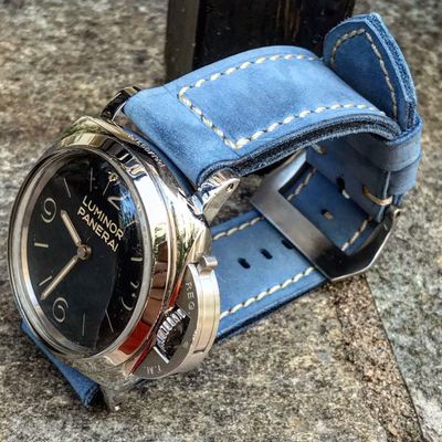 Buttero Light Blue Soft Leather Strap