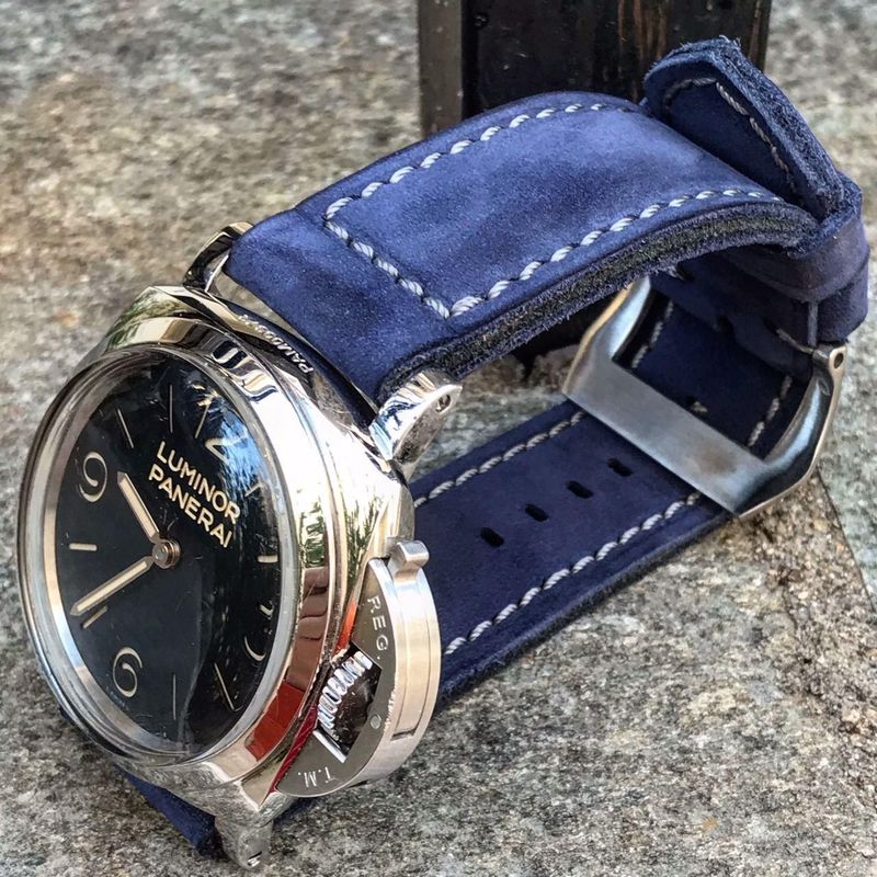 Buttero Blue Soft Leather Strap